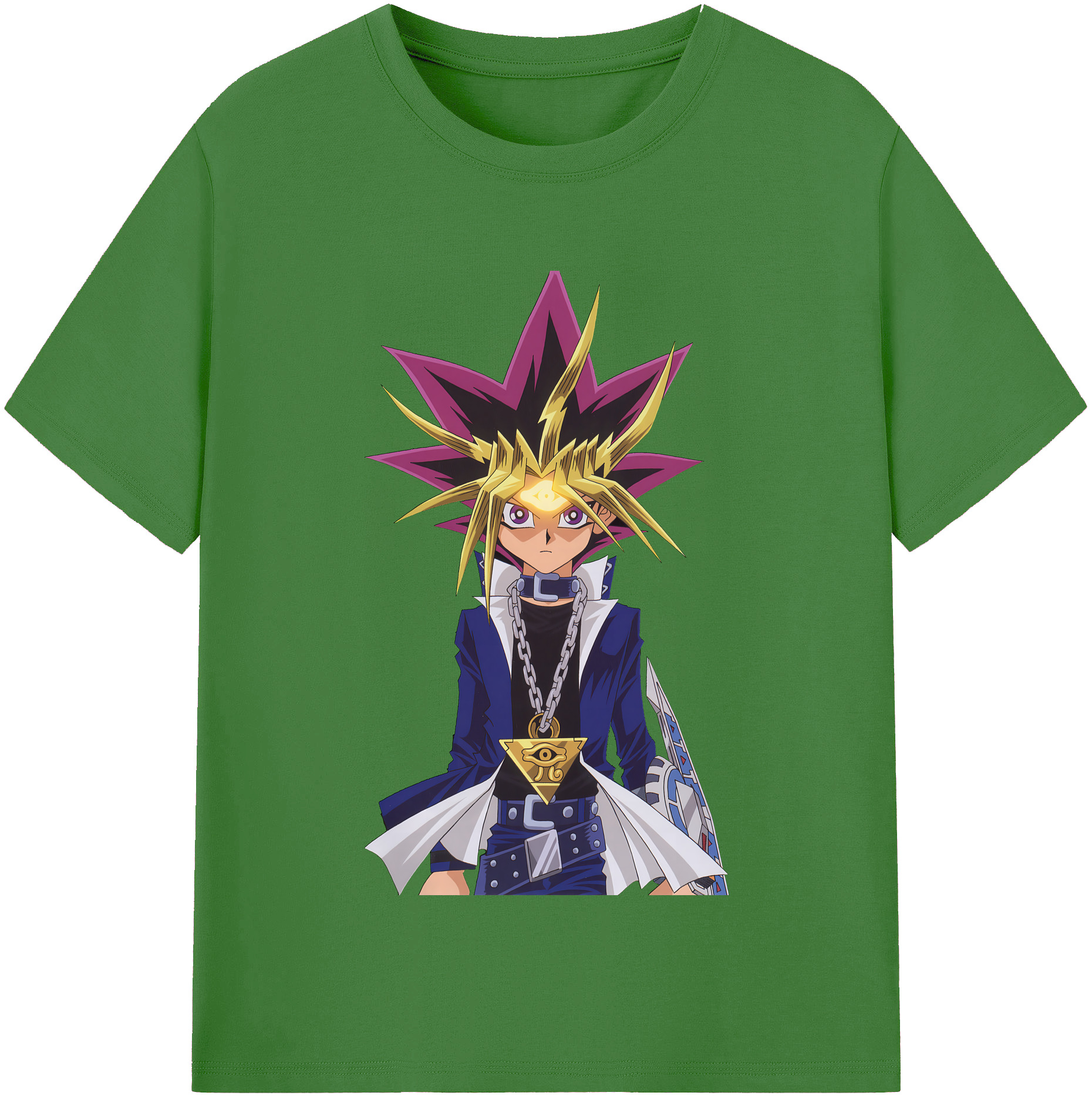 （画像用） 遊☆戯☆王 Yu-Gi-Oh! レディースカジュアルプリントTシャツ（綿100％）
